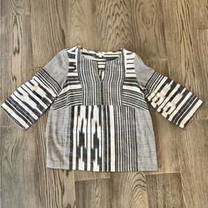 Pure Jill Linen v-Neck‎ Top